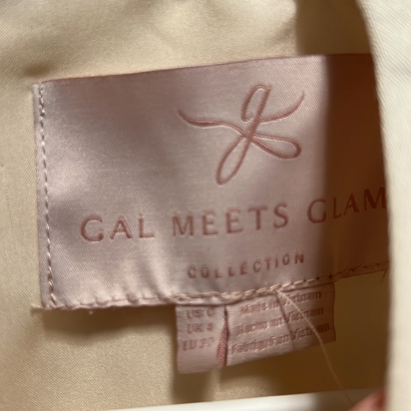 Gal Meets Glam Celeste Dress Ivory Size 0 - Picture 5 of 6